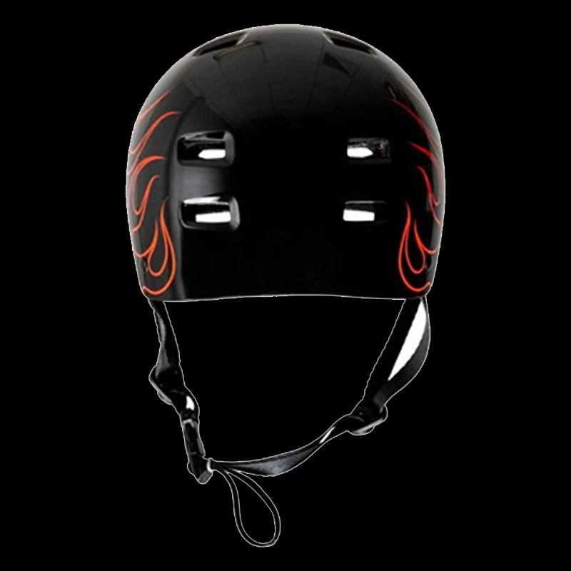 Helmet Youth Graphic T35 - Flame Gloss Black