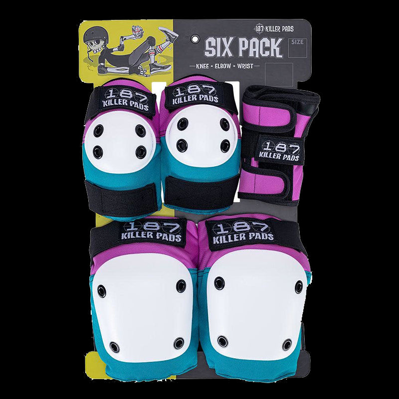 Six Pack Adulto - Pink/Teal