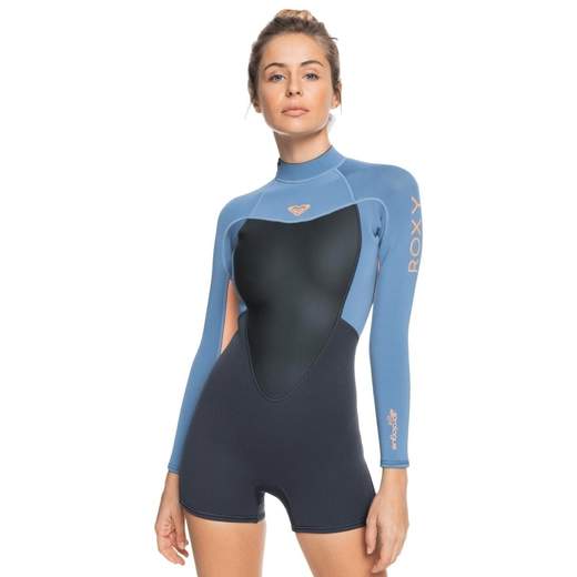2/2mm Prologue - Muta estiva a maniche lunghe con zip posteriore da Donna - grigio blu nero