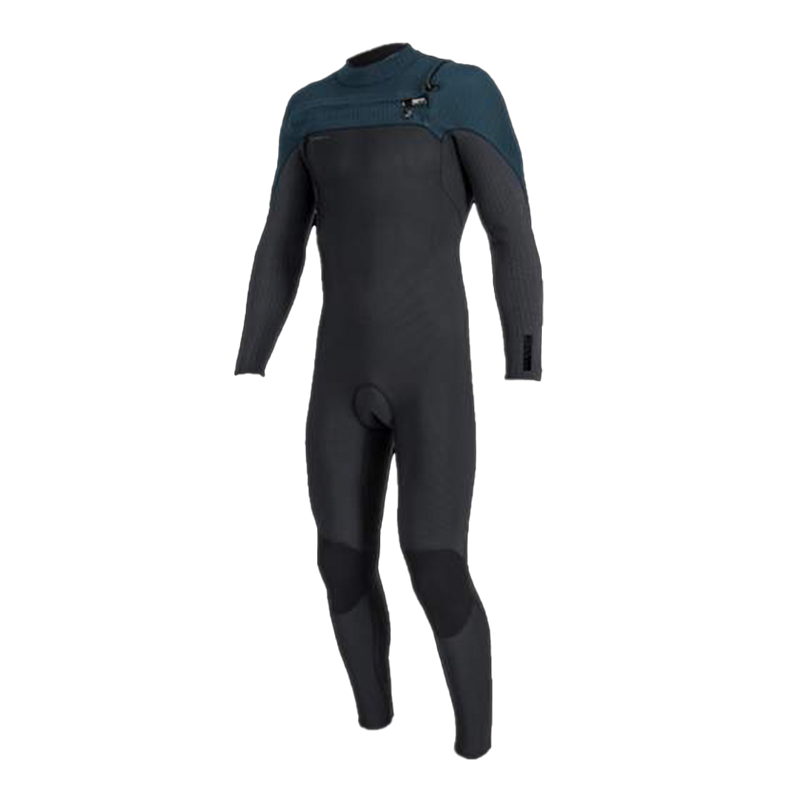 Men Blueprint Windfreak 5/4mm Chest Zip Full Wetsuit - Black/Cadet Blue