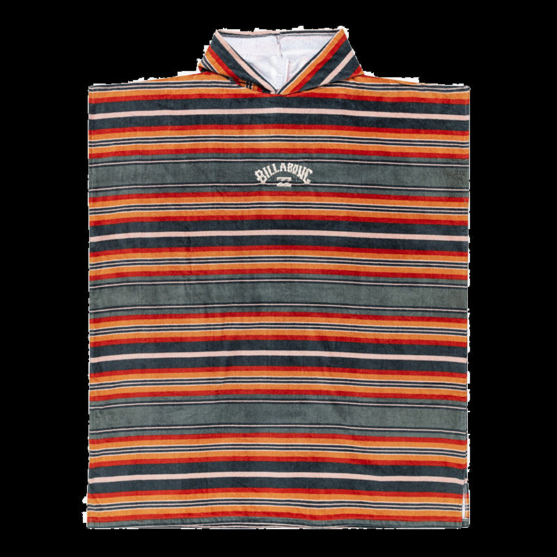 Poncho - Asciugamano con cappuccio da Uomo - Chino