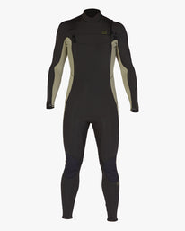 4/3mm Absolute - Muta con zip sul petto da Uomo - MILITARY