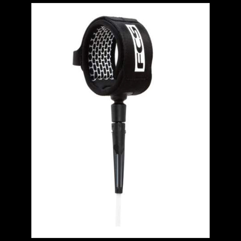 FCS LEASH 5' Comp Essential Leash - WHITE/BLACK