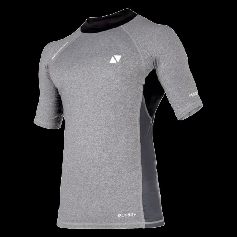 Energy Rash Vest S/S men - Grey