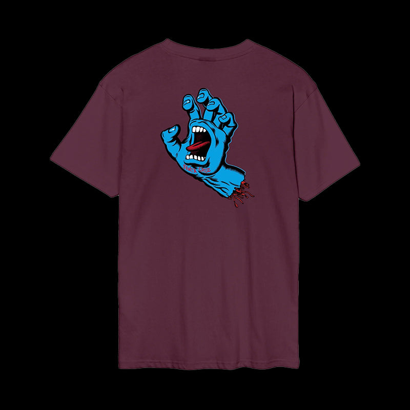 Screaming Hand Chest - Dark Cherry