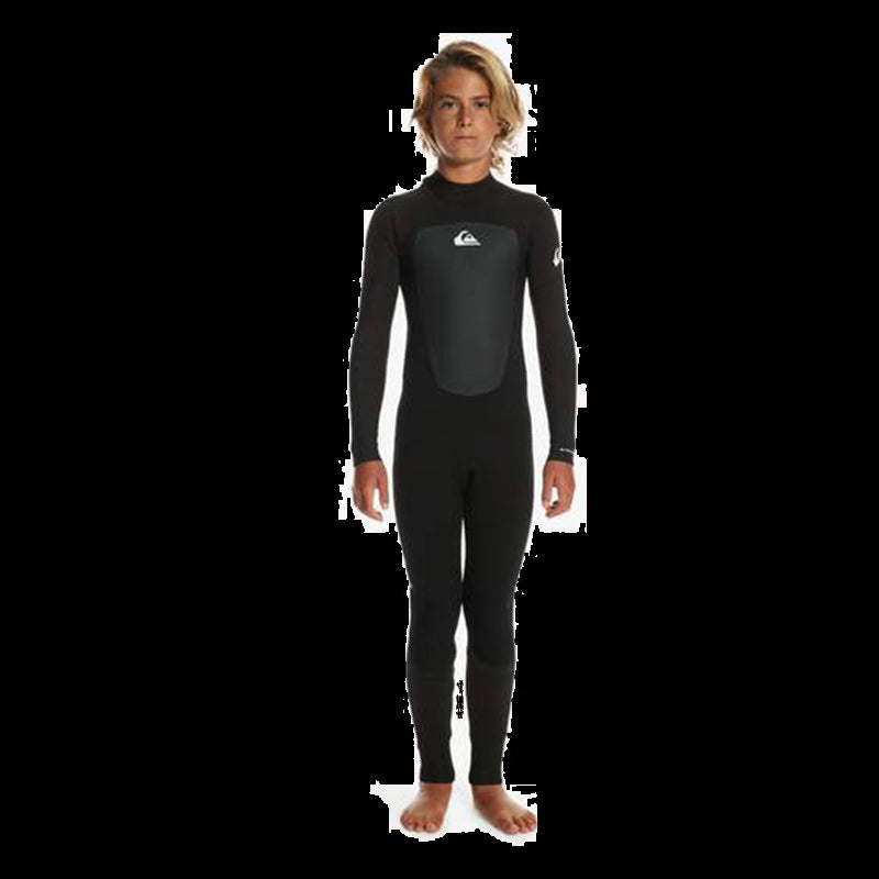 Muta Quiksilver 3/2mm Prologue da Ragazzo - backzip - Black