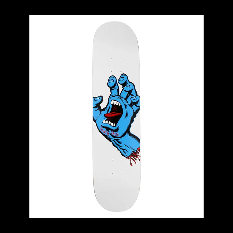 Team | Screaming Hand 8.25in x 31.8in - White