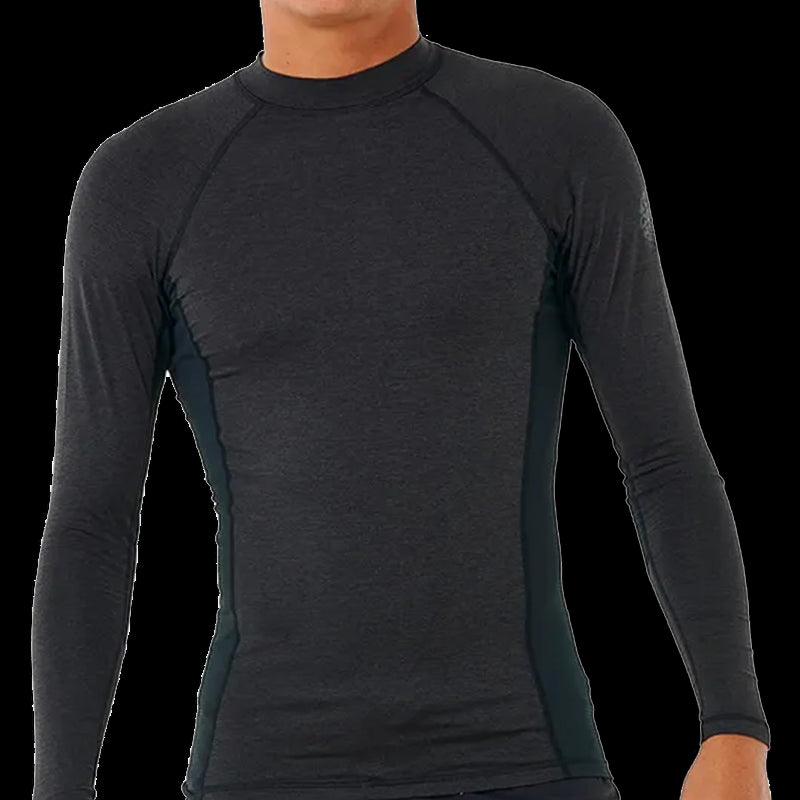 Maglia anti irritazioni UPF a maniche lunghe Dawn Patrol Perf - Black Marled