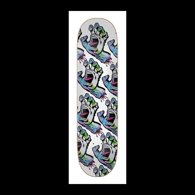 Decks Santa-Cruz Holo Screaming Hand - 8'0 - white
