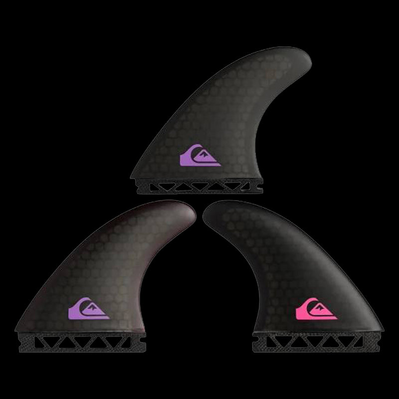 PINNE Quiksilver Pro Hex Future Surfboard Fin Set