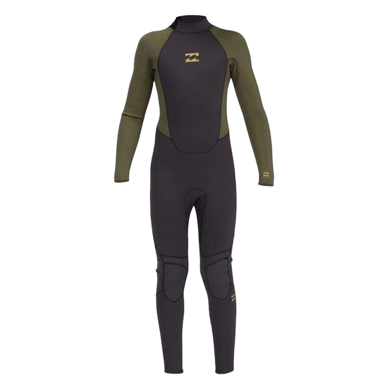 4/3mm Intruder - Muta con zip posteriore da Ragazzo - Antique Black