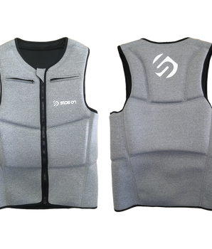 SALVAGENTE SIDEON IMPACT VEST HALF PROTECTION LIGHT GREY MOTTLED