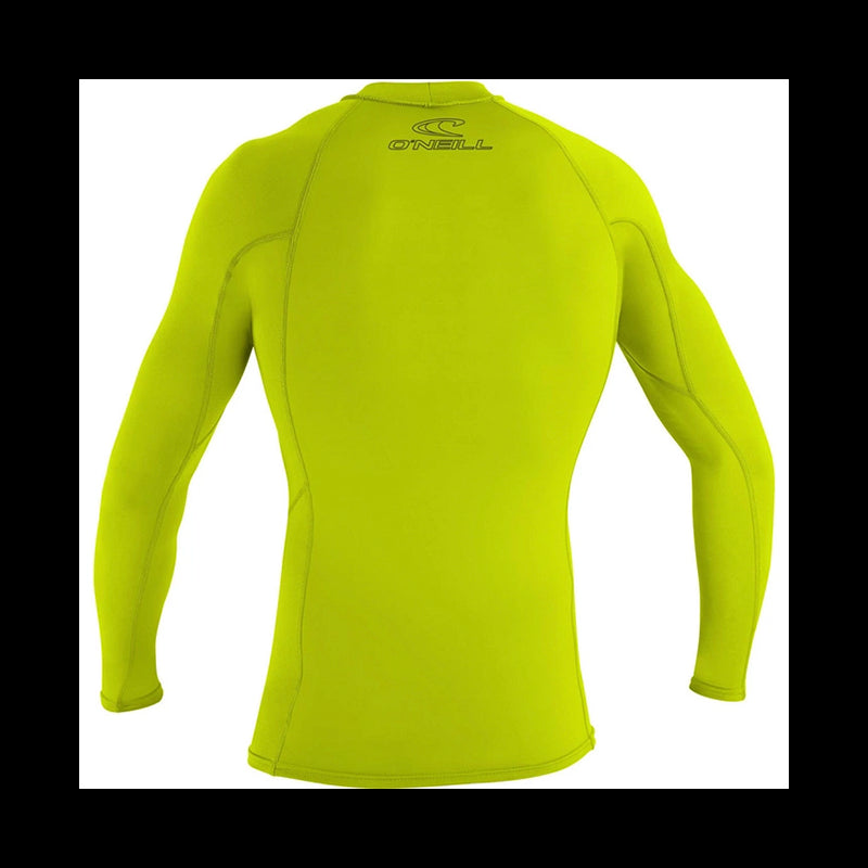 BASIC SKINS 50+ L/S Rash Guard - Maniche Lunghe Adulto - Lime