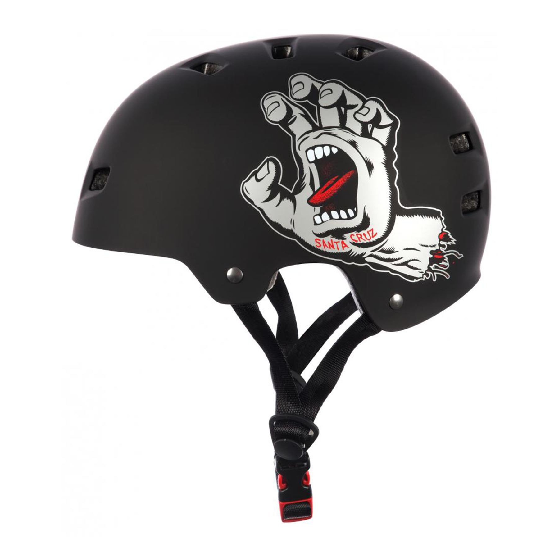 Casco skate Bullet x Santa Cruz Helmet Screaming Hand casco Matt Black