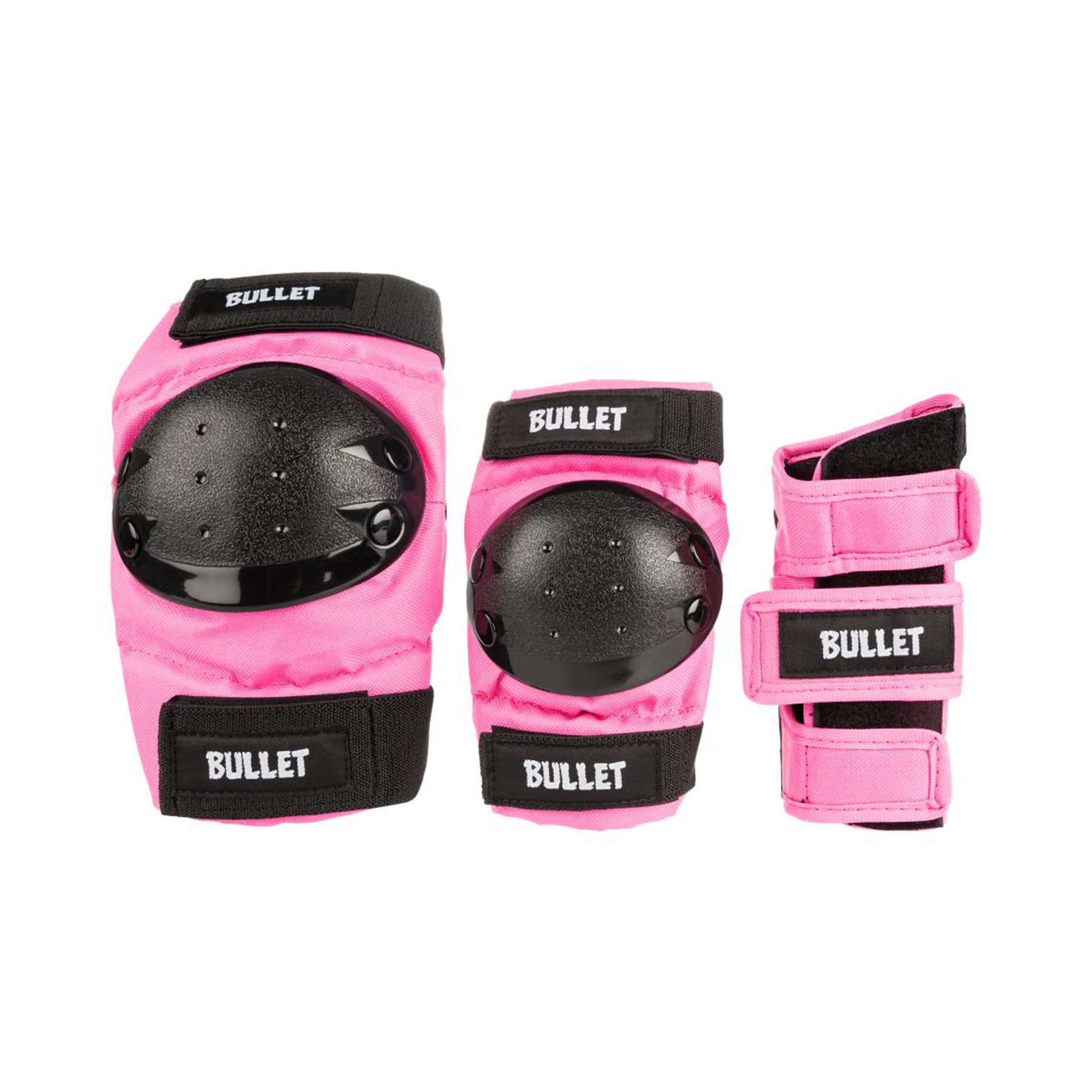 Protezioni skate Bullet Triple Padset Junior / Pink