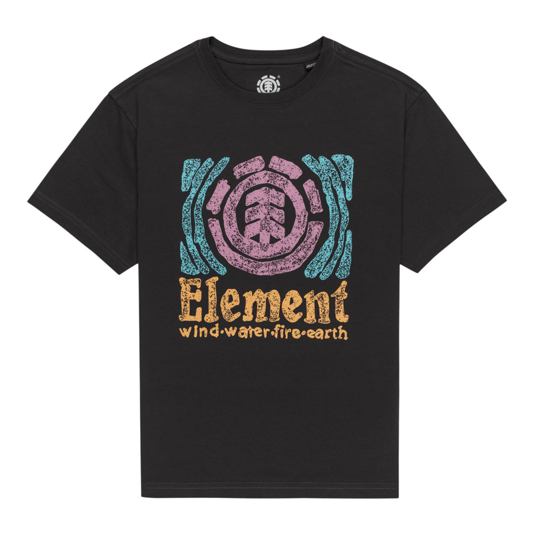 Element Volley - Maglietta da Ragazzo 8-16 OFF BLACK