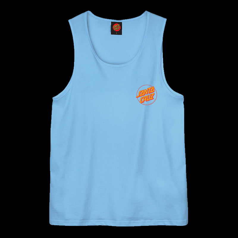 Partial Dot Vest - Pacific Blue