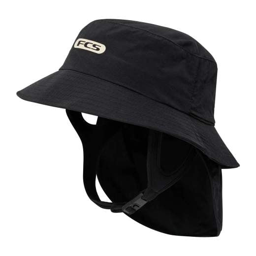 Essential Surf Bucket Hat - Cappello pescatore da surf con laccetto - Black