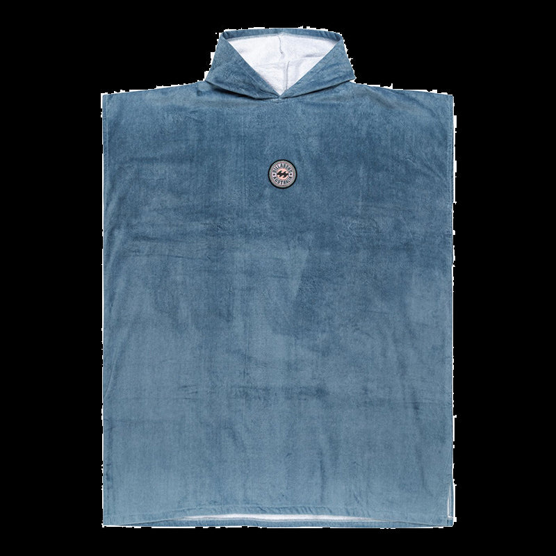Poncho - Asciugamano con cappuccio da Uomo - Glacier Blue