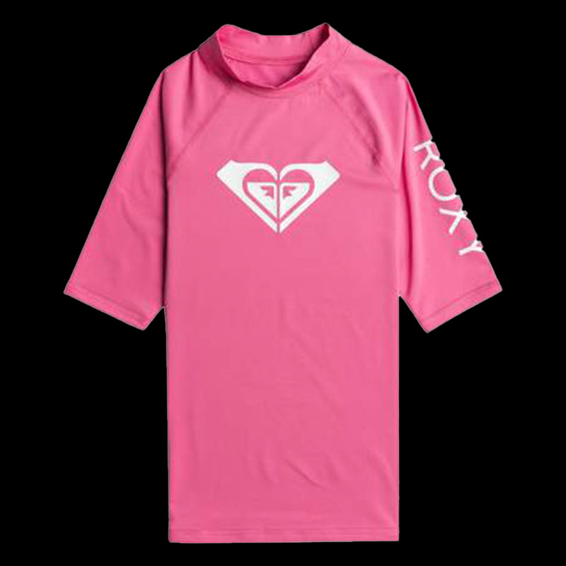 Lycra Wholehearted - Rash vest a maniche corte da Ragazza 6-16 -  shocking pink