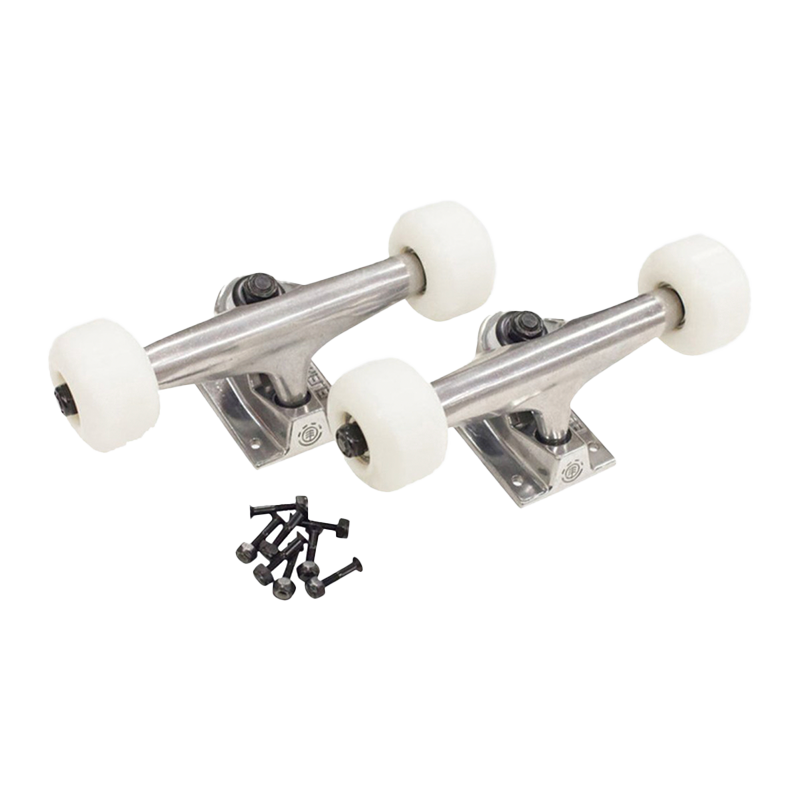 SET COMPONENTI ELEMENT - Kit truck, ruote, cuscinetti e viti Skateboard