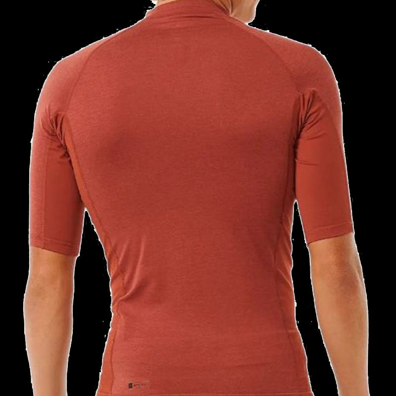 Maglia anti irritazioni UPF a maniche corte Dawn Patrol Perf - Red Marled
