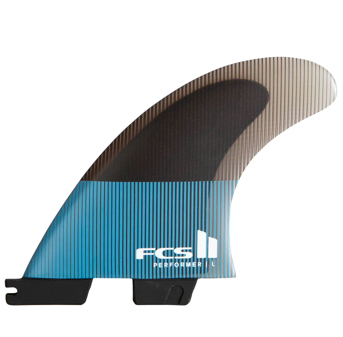 PINNE FCS II Performer PC Tri Retail Fins - Large - Tranquil Blue