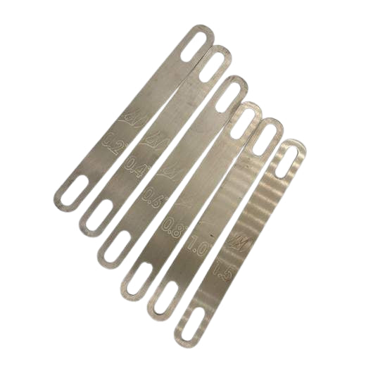 Set 6 Spessori Rake Piantone iQFOiL (Taglia S) - Acciaio Inox