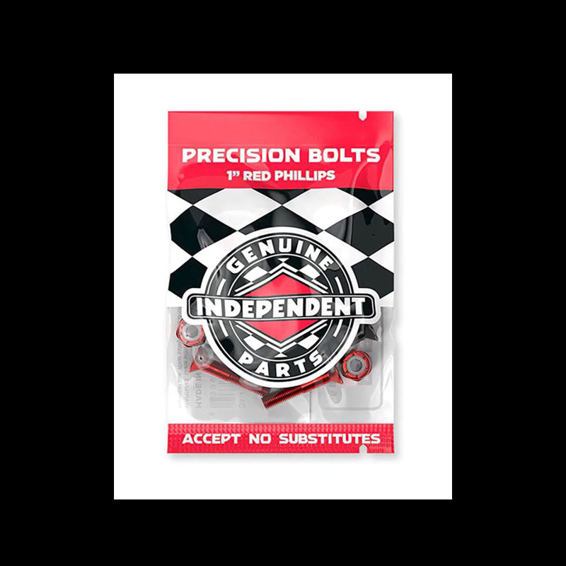 Independent - kit Viti Stella 1" Red/black + tool