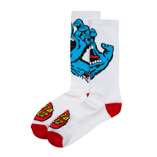 CALZINI SCREAMING HAND SOCK - White