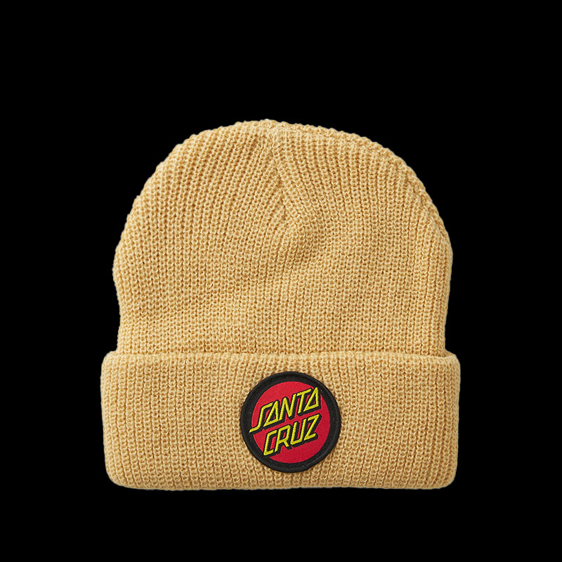Youth Classic Dot Beanie - Wheat