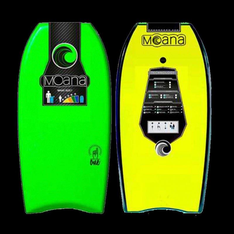 Moana one bodyboard 39'' – Green/Yellow