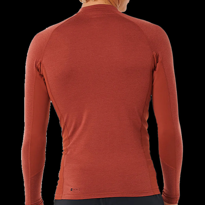 Maglia anti irritazioni UPF a maniche lunghe Dawn Patrol Perf - Red Marled