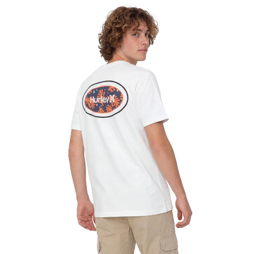 T-Shirt Hurley Printing Press Vasce - White| Cotone Premium