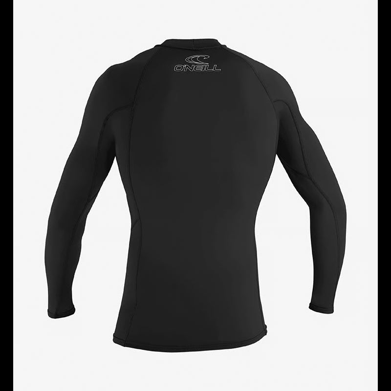 BASIC SKINS 50+ L/S Rash Guard - Maniche Lunghe Adulto - Black