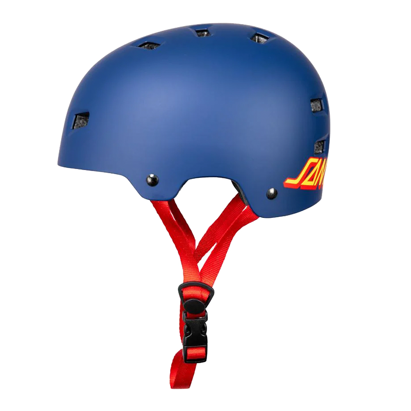 Helmet Bullet x Santa Cruz Strip Logo - Matt Blue