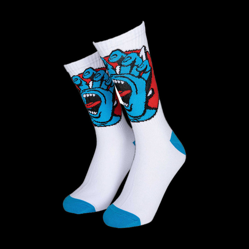 Hand Dot calze - White