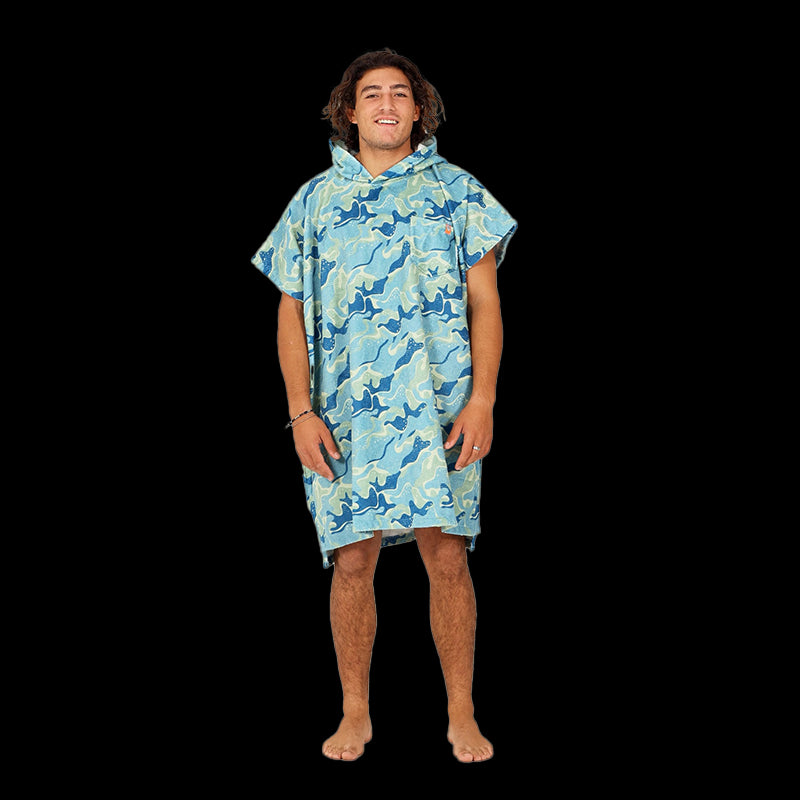 Poncho Camo Series - Blue