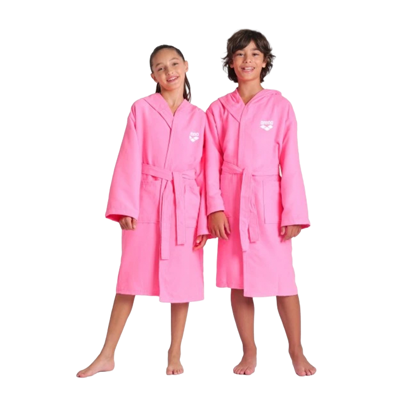 Accappatoio arena Zeal Bambini 6-15 anni - SHOKING PINK-WHITE