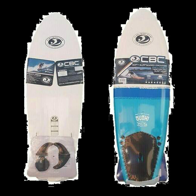 Tavola surf soft CBC SUSHI 5'8'' SOFTBOARD, FISH TAIL, LEASH & LONGHERONE