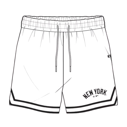 Pantaloncino corto Basket future new york yankees - shorts - White