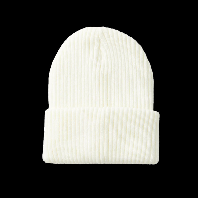 Opus Dot Label Beanie - Unbleached Cotton