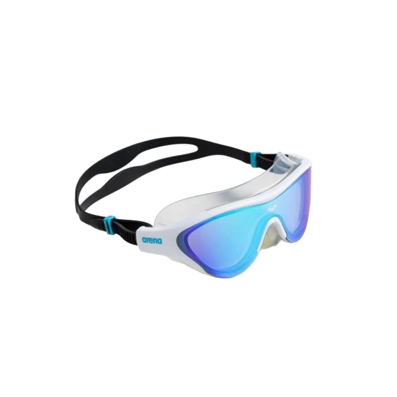 Maschera nuoto specchiata adulto The One Mirror - BLUE-WHITE-BLACK