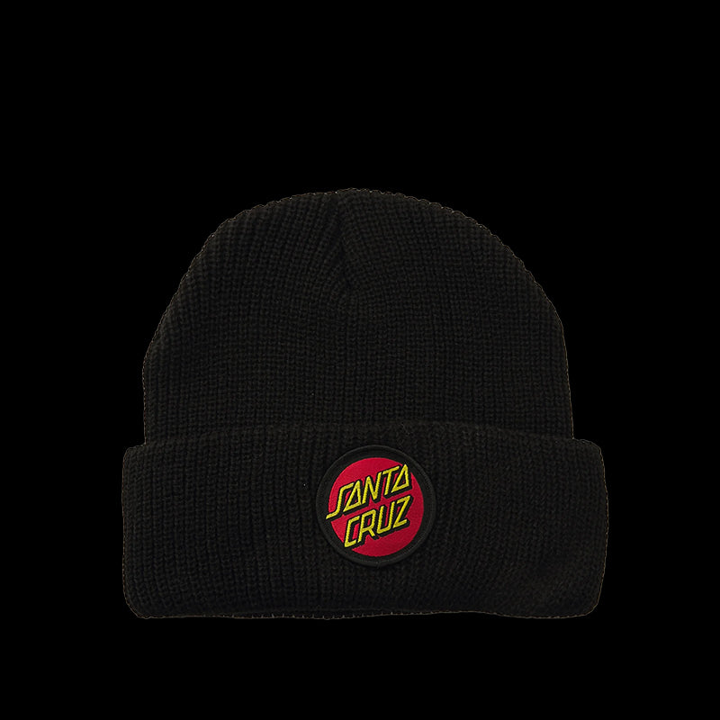 Youth Classic Dot Beanie - Black