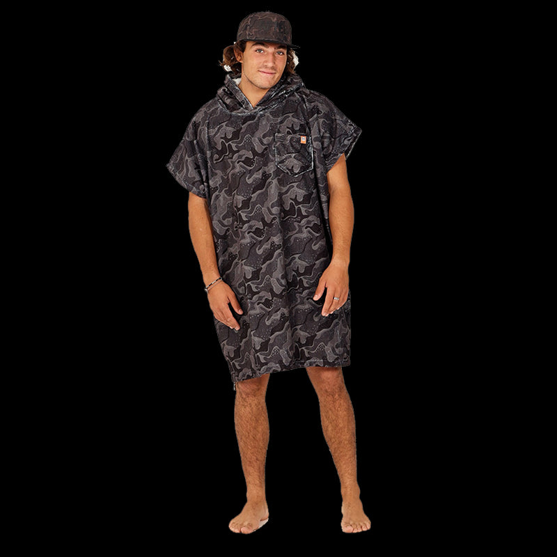 Poncho Camo Series - Deep Black