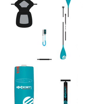 i-SUP gonfiabile Discovery 12'6 Premium by Exocet - kayak/sup