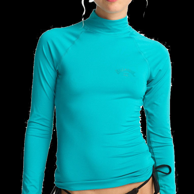 Tropic Surf - Maglietta da Surf UPF 50 a Maniche Lunghe da Donna - BLUE LAGOON