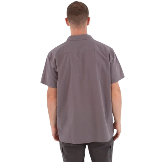 Camicia Low Tide a Maniche Corte – Uomo - Cool Grey