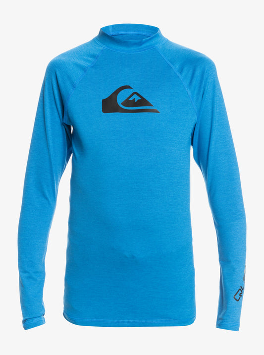 All Time - Rash Vest UPF 50 a maniche lunghe da Ragazzo 8-16 snorkel blue