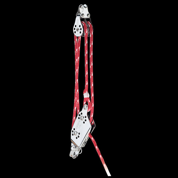 Bozzello Sfere Harken 22 mm Singolo Violino, Ganasce a V, Arricavo